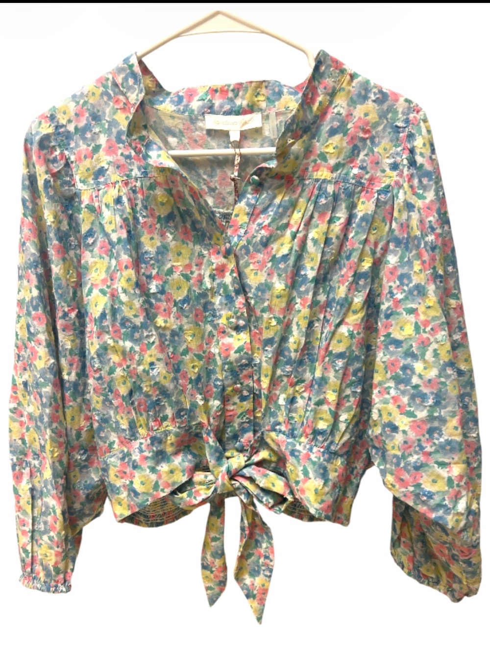 Love Shack Fancy Triste crop top rainbow blast NWT - Picture 3 of 11